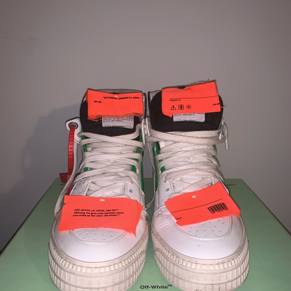 Virgil Abloh OFF WHITE high top sneakers